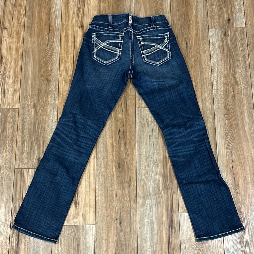 Ariat R.E.A.L. Mid Rise Stretch Ivy Stackable Straight Leg Jean 31L